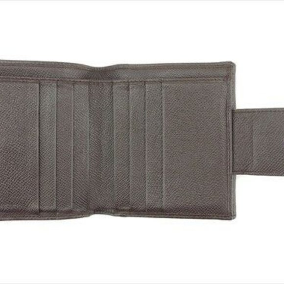 Bvlgari Wallet Purse Folding wallet Brown leather Woman Authentic Used - Picture 5 of 8